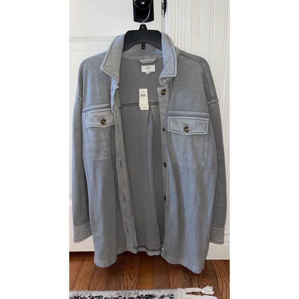 Aerie sweatshirt material Shacket